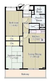 パークセリタ二子玉川 307 間取り図