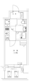 ジェノヴィア浅草Ⅶ 703 間取り図