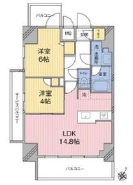 MODIER HATAGAYA (モディア幡ヶ谷) 6階 間取り図