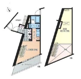 プラウドジェム渋谷神南 6階 間取り図