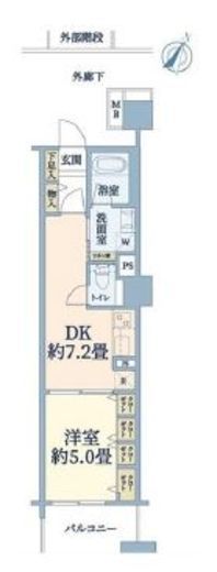東京グランファースト 4階 間取り図