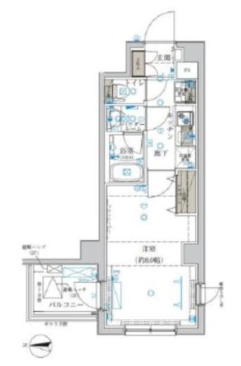 クレイシア・ヴァースクレイシア両国ルクール 2階 間取り図