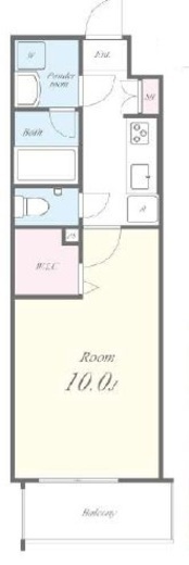 N residence SUMIYOSHI (エヌレジデンススミヨシ) 305 間取り図