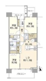 ザ・パークハウス東陽町 12階 間取り図