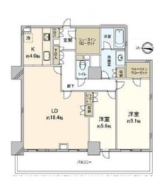 イーストコモンズ清澄白河フロントタワー 11階 間取り図