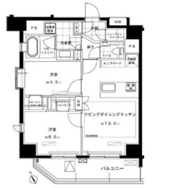 アイディーコート飯田橋 11階 間取り図