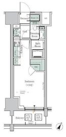 ONE ROOF RESIDENCE TAMACHI (ワンルーフレジデンス田町) 408 間取り図
