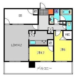 グレーシアタワー二俣川 15階 間取り図