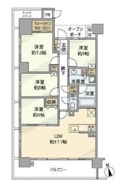プラウドシティ加賀学園通り 3階 間取り図