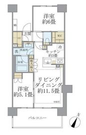 ブリリアシティ石神井公園アトラス 6階 間取り図