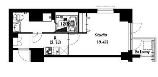 エスティメゾン押上 717 間取り図