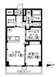 白金グランドハイツ 6階 間取り図