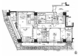 ブリリア高輪ザハウス 2階 間取り図