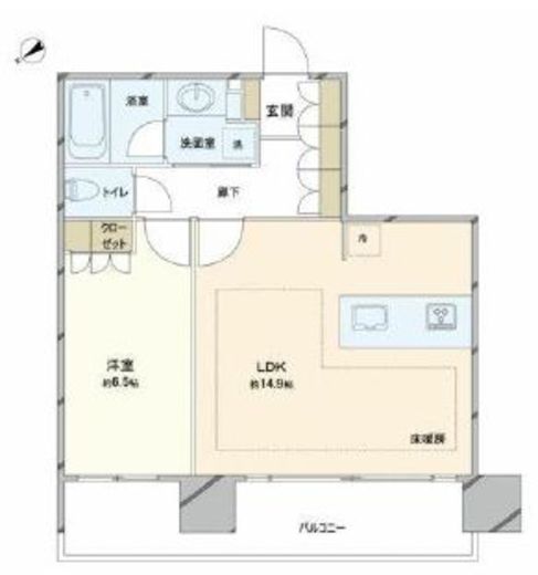 ブリリアグランデみなとみらいパークフロントタワー 7階 間取り図