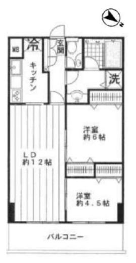 虎ノ門マリンガーデン 1602 間取り図