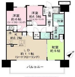 ザ・パークハウス相模大野 15階 間取り図