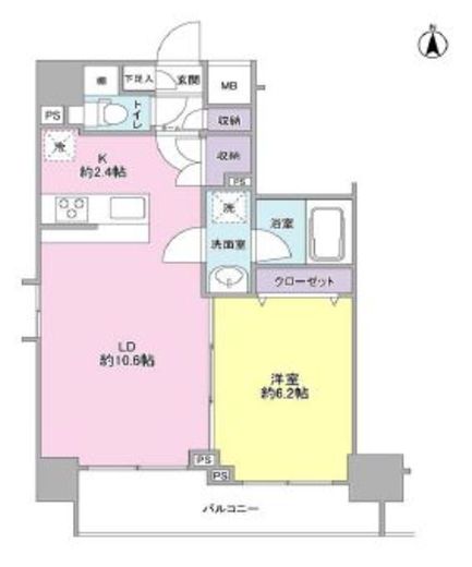 モンレーヴ錦糸町 901 間取り図
