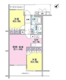 ホーフ横浜旭ヶ丘 202 間取り図