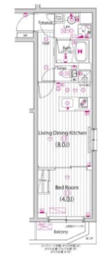 ガーラ・グランディ元住吉 3階 間取り図