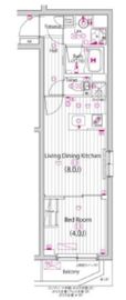 ガーラ・グランディ元住吉 3階 間取り図