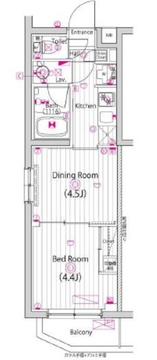 ガーラ・グランディ元住吉 3階 間取り図