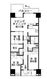 アールヴェール文京大塚公園 6階 間取り図