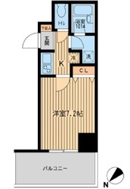 リテラス白金台ヒルズ 202 間取り図