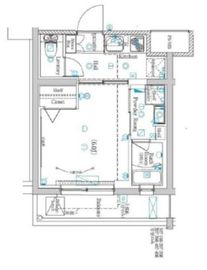ラフィスタ元町Ⅰ 404 間取り図