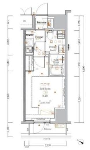 GENOVIA川崎Ⅲ (ジェノヴィア川崎Ⅲ) 9階 間取り図