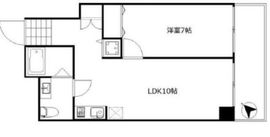 パシフィックパレス赤坂 3階 間取り図