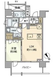 グランデバンセ御殿山ザ・レジデンス 6階 間取り図