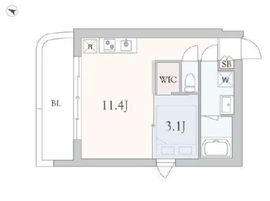 GranDuo代々木上原3 (グランデュオ代々木上原3) 205 間取り図