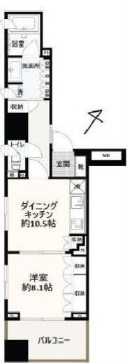 レグラス川崎 12階 間取り図