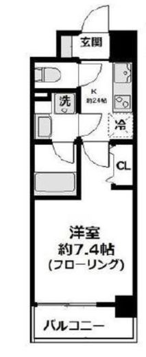 ロイジェント磯子 2階 間取り図