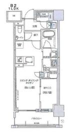ブリリア月島四丁目 6階 間取り図