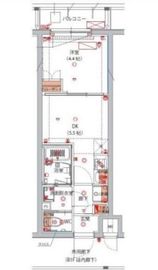 ハーモニーレジデンス大森山王THE GARDEN B104 間取り図