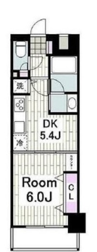 アールケープラザ横浜Ⅴ 4階 間取り図