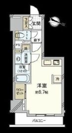 パークリュクス神田多町 9階 間取り図