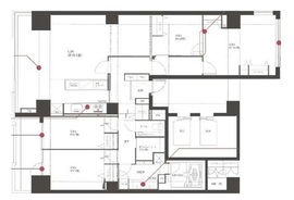 アマックス横浜 14階 間取り図