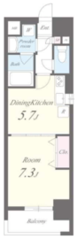 ジュアンダ 405 間取り図