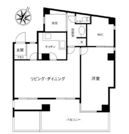 エイティーン南青山 1階 間取り図