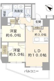 シェフルール文京茗荷谷 11階 間取り図
