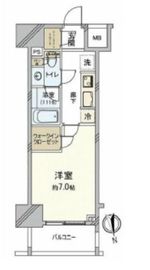 クレヴィア赤羽ステーションテラス 9階 間取り図
