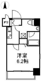 エクセリア芝大門 6階 間取り図