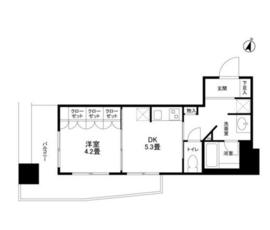 ネオマイム文京音羽 2階 間取り図