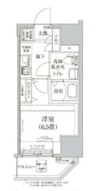 ルフレプレミアム川崎 5階 間取り図