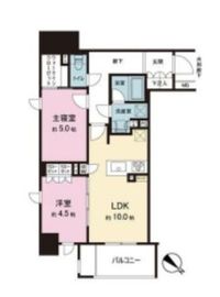 ネベル横浜関内 3階 間取り図