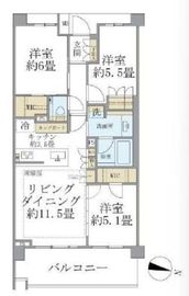 ブリリア深沢八丁目 3階 間取り図