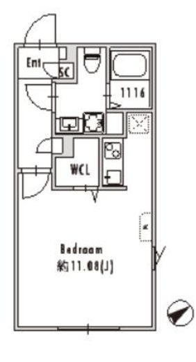 GRAN PASEO下北沢 (グランパセオ下北沢) 201 間取り図
