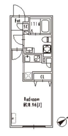 GRAN PASEO下北沢 (グランパセオ下北沢) 402 間取り図